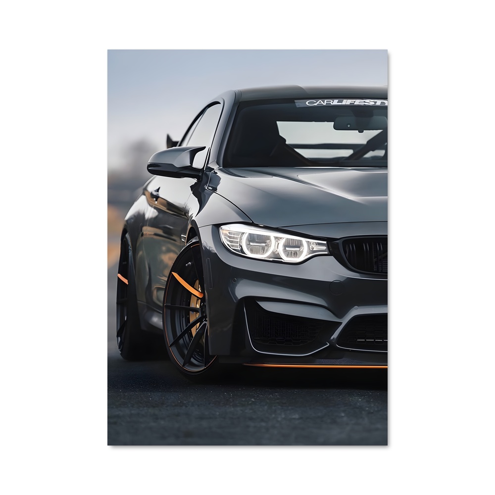 Poster Gold Rush M4 – affiche BMW